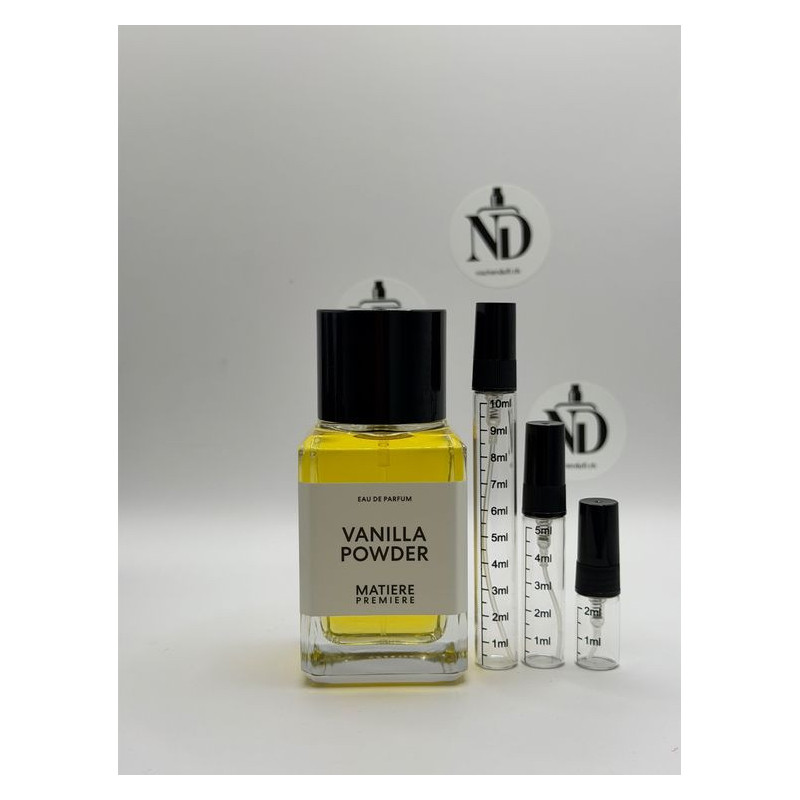 Matière Première Vanilla Powder – Duftprobe 2ml, 5ml, 10ml | nischenduft.ch