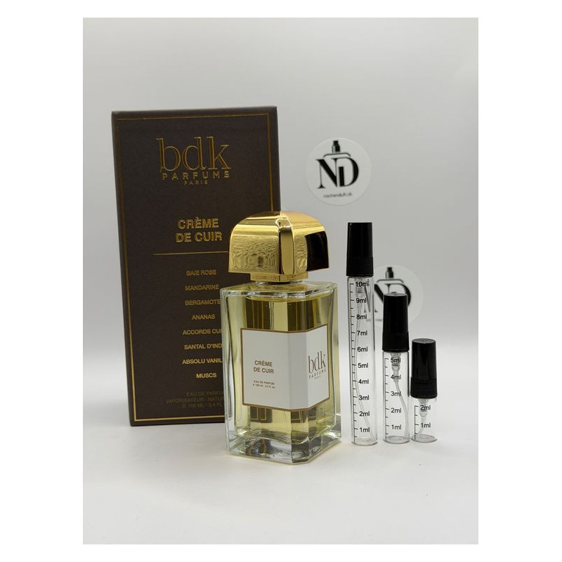 BDK Crème de Cuir – Duftprobe 2ml, 5ml, 10ml | nischenduft.ch