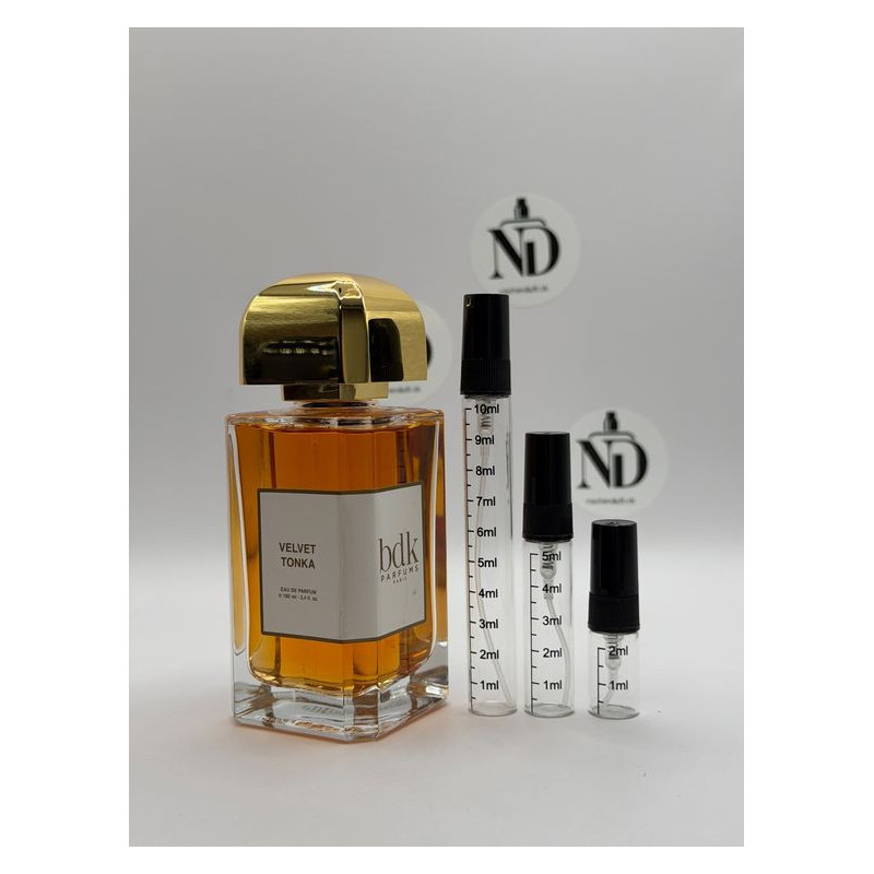 BDK Velvet Tonka Eau – Duftprobe 2ml, 5ml, 10ml | nischenduft.ch