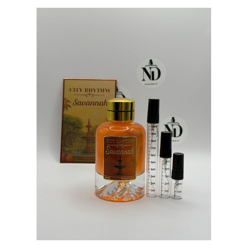 City Rhythm Savannah – Duftprobe 2ml, 5ml, 10ml | nischenduft.ch