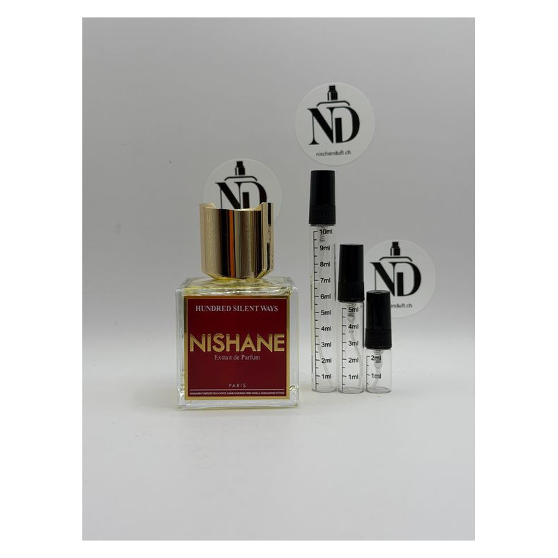 Nishane Hundred silent ways - Duftprobe für ein unvergessliches Erlebnis