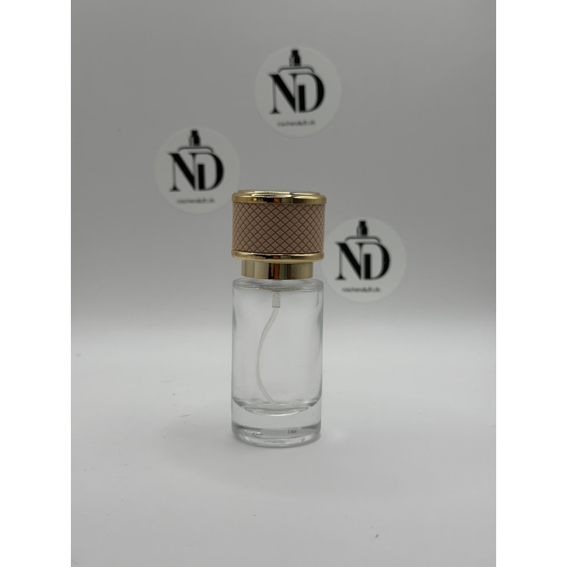 Parfumflakon 20 ml leer – Glas Zerstäuber rosa Kappe | nischenduft.ch