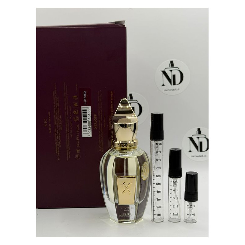 Xerjoff Nio – Exklusive Duftprobe 2 ml, 5 ml, 10 ml | nischenduft.ch