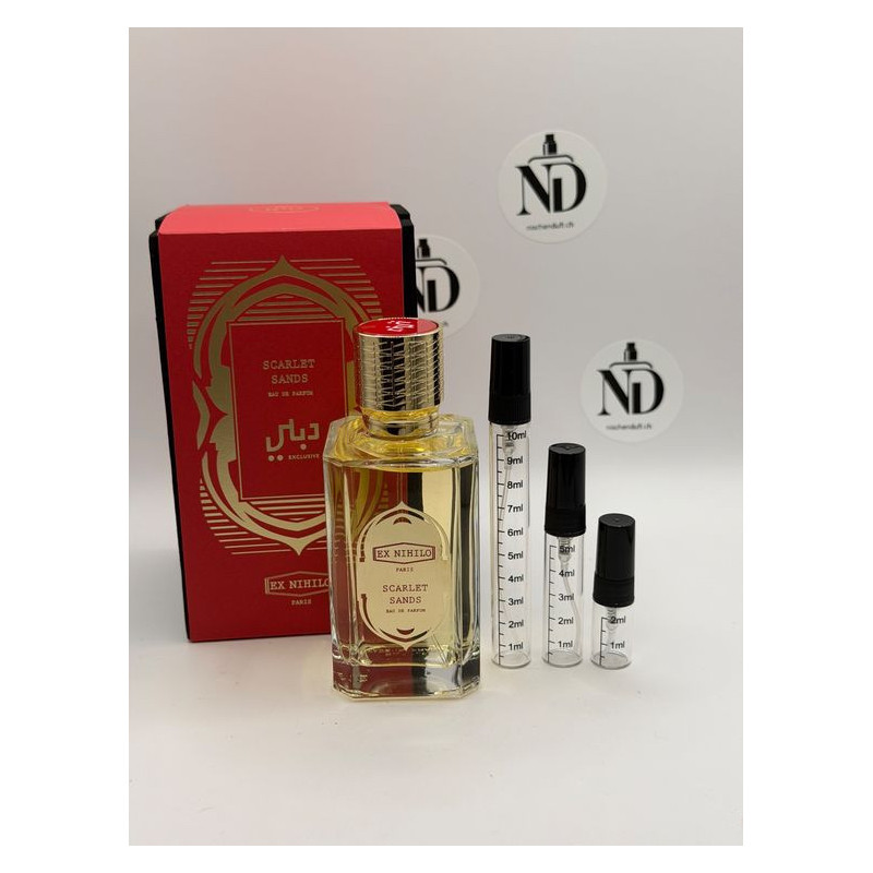 Ex Nihilo Scarlet Sands Duftprobe 2ml, 5ml, 10ml | nischenduft.ch
