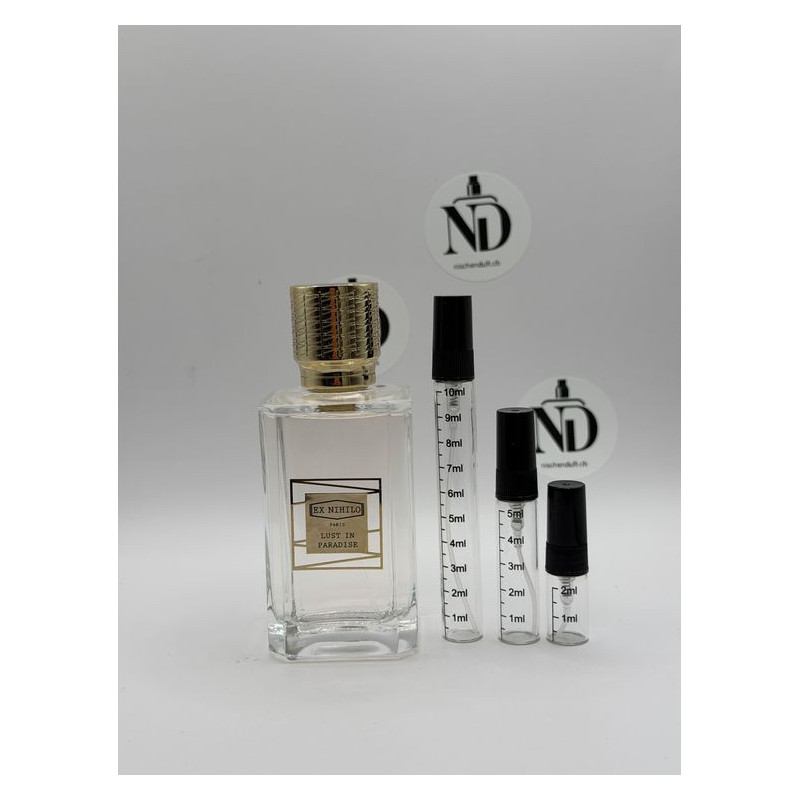 Ex Nihilo Lust in Paradise Duftprobe 2ml, 5ml, 10ml | nischenduft.ch