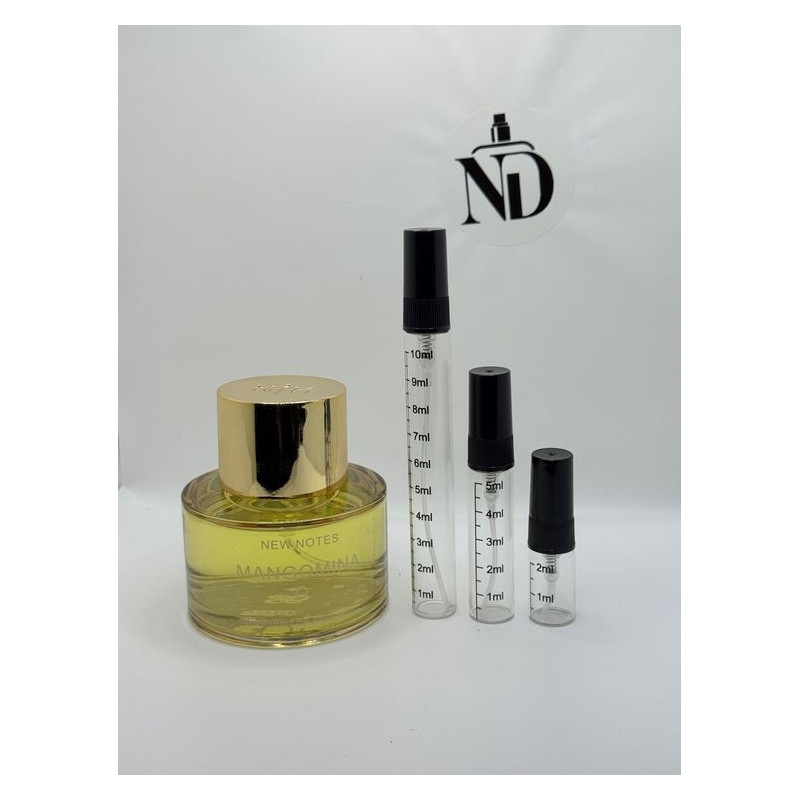 New Notes Mangomina D. – Duftprobe 2ml, 5ml, 10ml | nischenduft.ch New Notes Mangomina D. – Duftprobe 2ml, 5ml, 10ml | nischenduft.ch