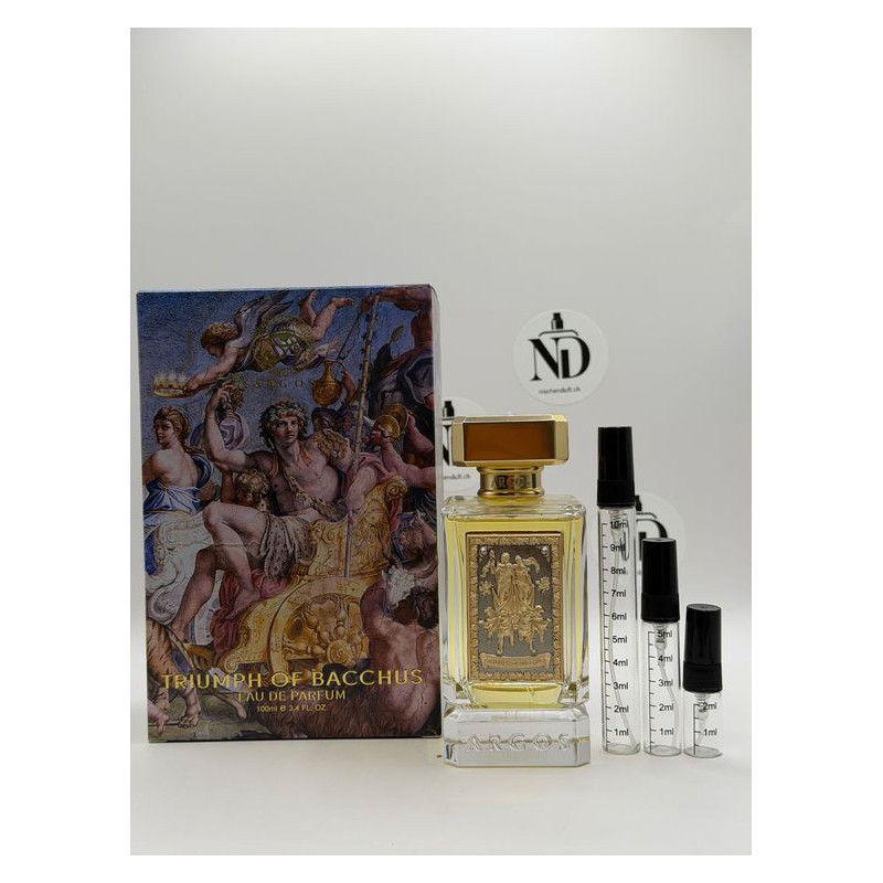 Argos Triumph of Bacchus Duftprobe – Entdecken Sie die Sinnlichkeit des Luxus