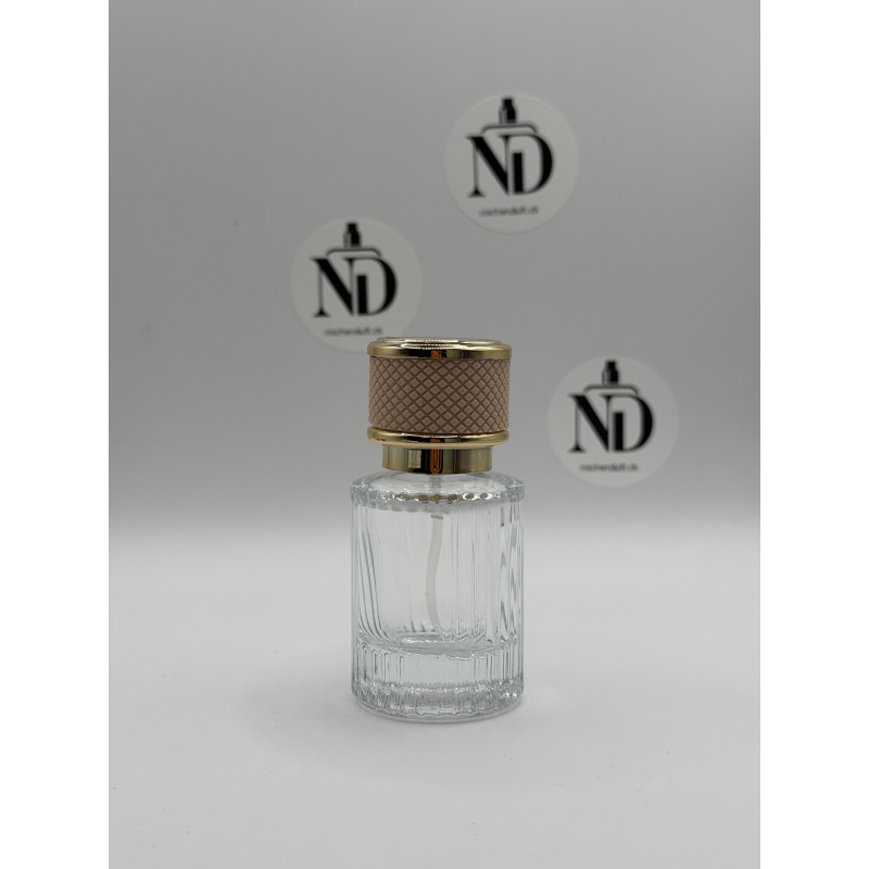 Parfumflakon 30 ml leer – Glas Zerstäuber mit rosa PU-Kappe